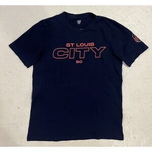 St Louis City SC Soccer Shirt Youth Medium Kids Boys Medium Blue MLS
